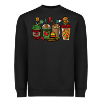 Black Mexican coffee cups Mexico Heavyweight Sweatshirt - HowdyJamesFarm