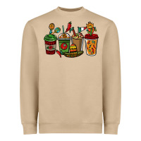 Mushroom Mexican coffee cups Mexico Heavyweight Sweatshirt - HowdyJamesFarm