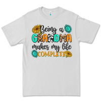 Dove Grey Being a Grandma Makes My Life Complete Premium Tee - MaliasSmallBusiness