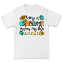 White Being a Grandma Makes My Life Complete Premium Tee - MaliasSmallBusiness