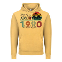 Vintage Mustard Best Wife Since August 1990 Limited Edition Vintage Hoodie - Bettercallsaul