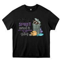 Black spirit animal raccoon Heavy Core Tee - MaliasSmallBusiness