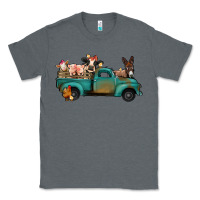 Charcoal Heather Farm Animals Truck Classic Tee - Bettercallsaul
