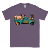 Lavender Farm Animals Truck Classic Tee - Bettercallsaul