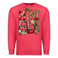Cardinal Mini Elf Premium Sweatshirt - CowhideDigitalArt