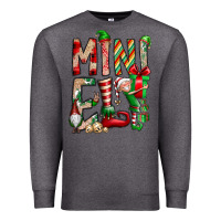 Charcoal Heather Mini Elf Premium Sweatshirt - CowhideDigitalArt