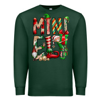 Sports Green Mini Elf Premium Sweatshirt - CowhideDigitalArt