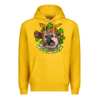Lemon St. Patrick's Day cow Premium Hoodie - FaDigitalArtStudio
