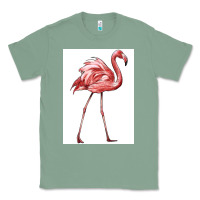 Sage Pink Flamingo Classic Tee - LillyAllenDesigns