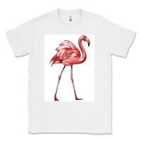 White Pink Flamingo Classic Tee - LillyAllenDesigns