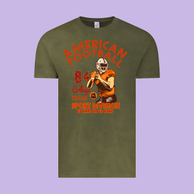 American Football Vintage Tee Designed By Bettercallsaul