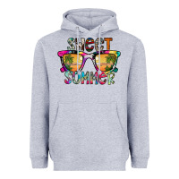 Heather Grey Sweet Summer Heavyweight Hoodie - CowhideDigitalArt