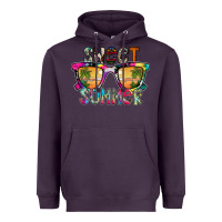 Plum Sweet Summer Heavyweight Hoodie - CowhideDigitalArt