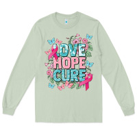 Matcha Love hope cure cancer Awareness Long Sleeve Tee - HowdyJamesFarm