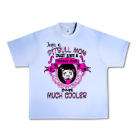 Grape Ice I'm A Pitbull Mom Just Like A Normal Mom Urban Heavy Tee - Bettercallsaul