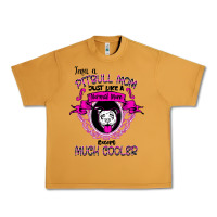 Peanut Butter I'm A Pitbull Mom Just Like A Normal Mom Urban Heavy Tee - Bettercallsaul