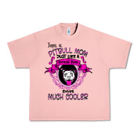 Salmon I'm A Pitbull Mom Just Like A Normal Mom Urban Heavy Tee - Bettercallsaul