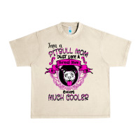 I'm A Pitbull Mom Just Like A Normal Mom Urban Heavy Tee | Teevron