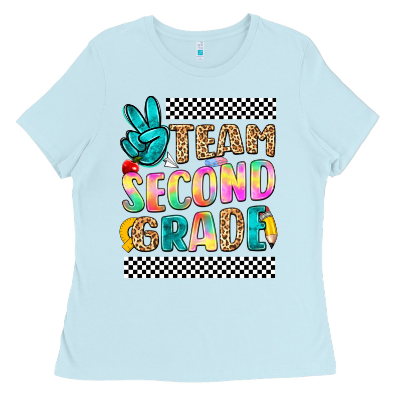 Team Second Grade Ladies Tee by NancyCooperArtShop | Teevron