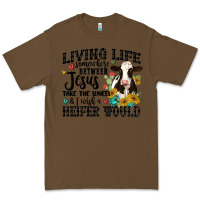Cacao living life somewhere between jesus take the wheel Premium Tee - MaliasSmallBusiness