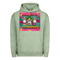 Pigment Oil Green mexican hanging with my gnomigos Urban Hoodie - Artiststas