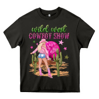 Asphalt wild west cowboy show Heavy Core Tee - NancyCooperArtShop