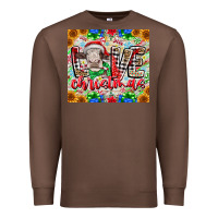 Chestnut Love Christmas cow Premium Sweatshirt - CowhideDigitalArt