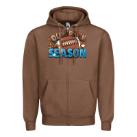 Chestnut touchdown season Zipper Hoodie - FaDigitalArtStudio