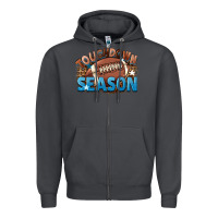 Smoke touchdown season Zipper Hoodie - FaDigitalArtStudio