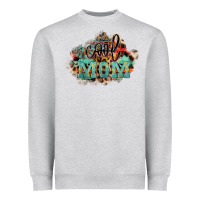 Heather Grey Cool mom mother's day Heavyweight Sweatshirt - HowdyJamesFarm