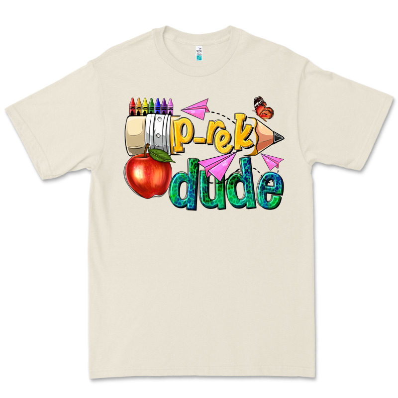 Pre K School Pencil Dude Premium Tee by NancyCooperArtShop | Teevron