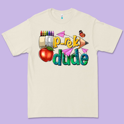 Pre K School Pencil Dude Premium Tee Designed By Nancycooperartshop