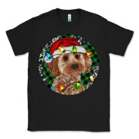 Black Cockapoo Christmas Classic Tee - RanaPortraitStore
