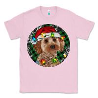 Bubblegum Pink Cockapoo Christmas Classic Tee - RanaPortraitStore