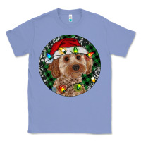 Colony Blue Cockapoo Christmas Classic Tee - RanaPortraitStore