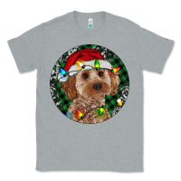 Heather Grey Cockapoo Christmas Classic Tee - RanaPortraitStore