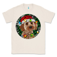 Natural Cockapoo Christmas Classic Tee - RanaPortraitStore