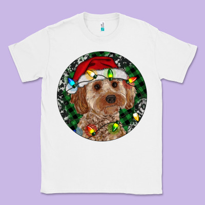 Cockapoo Christmas Classic Tee Designed By Ranaportraitstore