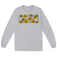 Moon Dust summer with sunflowers Long Sleeve Tee - TumblerDesignByShophia