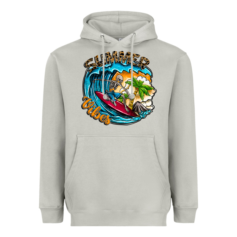 Summer Vibes Heavyweight Hoodie by CowhideDigitalArt | Teevron