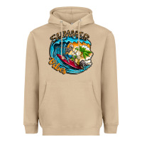 Mushroom Summer Vibes Heavyweight Hoodie - CowhideDigitalArt