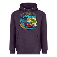 Plum Summer Vibes Heavyweight Hoodie - CowhideDigitalArt