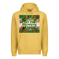 Antique Gold Let the shenanigans begin Premium Hoodie - FaDigitalArtStudio