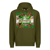 Army Green Let the shenanigans begin Premium Hoodie - FaDigitalArtStudio