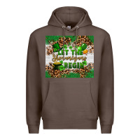 Coffee Let the shenanigans begin Premium Hoodie - FaDigitalArtStudio