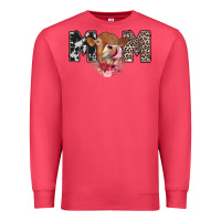 Cardinal mom cow Premium Sweatshirt - CowhideDigitalArt