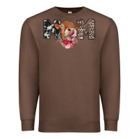 Chestnut mom cow Premium Sweatshirt - CowhideDigitalArt