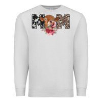 Dove Grey mom cow Premium Sweatshirt - CowhideDigitalArt