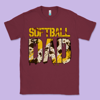 Softball Dad Classic Tee Designed By Bettercallsaul