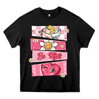 Black trendy valentines day retro characters Heavy Core Tee - MaliasSmallBusiness